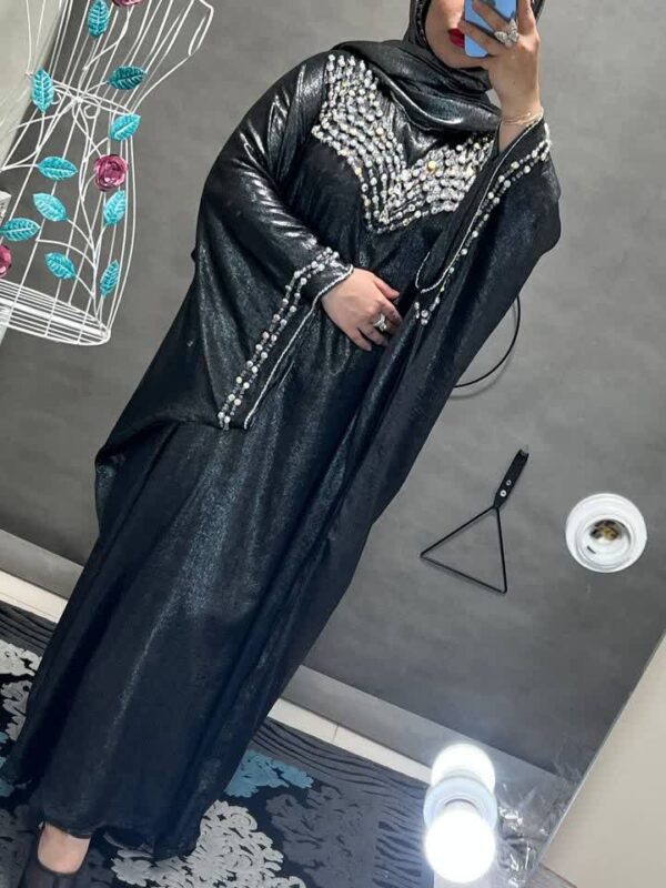 عبا گوشواره رنگ طوسی